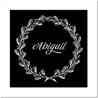 Abigail Floral Wreath Posters and Art